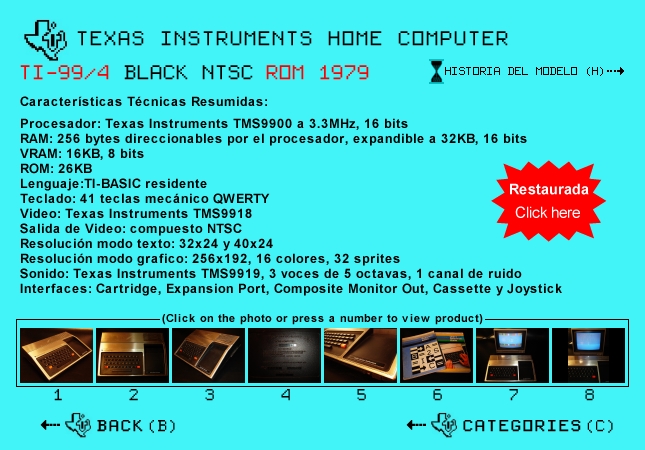 TI Black Ntsc Rom 1979